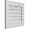 Ekena Millwork Vertical Surface Mount PVC Gable Vent: Non-Functional, w/ 3-1/2"W x 1"P Standard Frame, 22"W x 20"H GVPVE22X2001SN - alternate 5